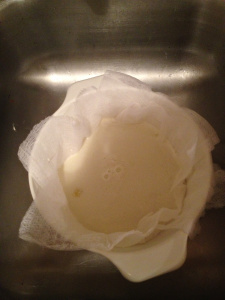 The longer it sits in the sink, the firmer it gets, so make your choices.