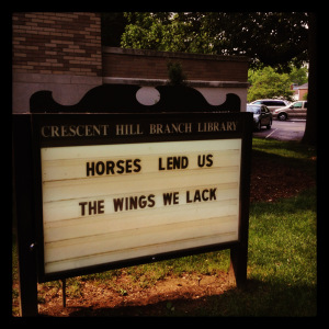 Horses may be our civic religion, but there's so much more than that here.