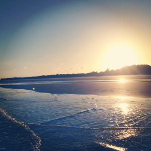 This is the beach at 5:30 AM. Look, you don't have to share.