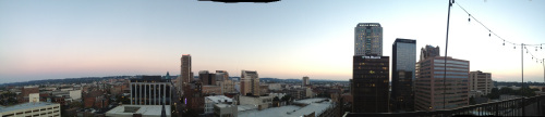 A view from the bar of the Redmont Hotel.